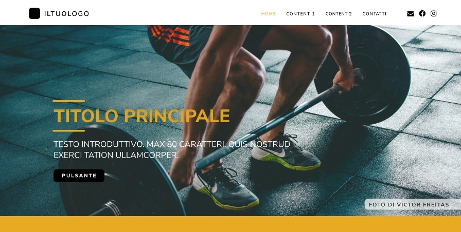 sito web palestra